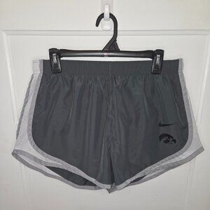 NIKE Dri-Fit Running Athletic Grey Shorts - Women's Size Lg